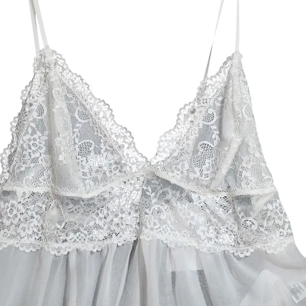 In Bloom by Jonquil Lillian Camisole & Shorts Set Ivory XL‎